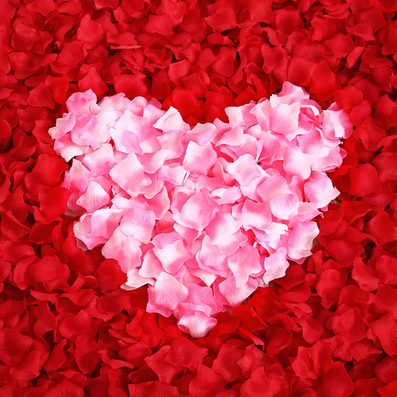 1000 buc 25 culori artificiale flori Petale de Mătase Nunta /nuntă /petrecere Flori Decor decoratiuni partid meserii ghirlanda de vânzare fierbinte Imagine 0