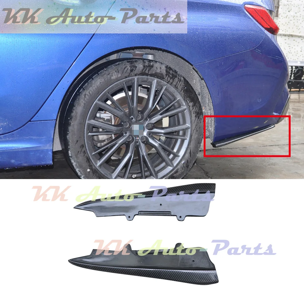 2 buc Fibra de Carbon, Difuzor Bara Spate Repartitoare Partea Splitter Spoiler pentru BMW G20 M Tech Auto Tuning Imagine 0