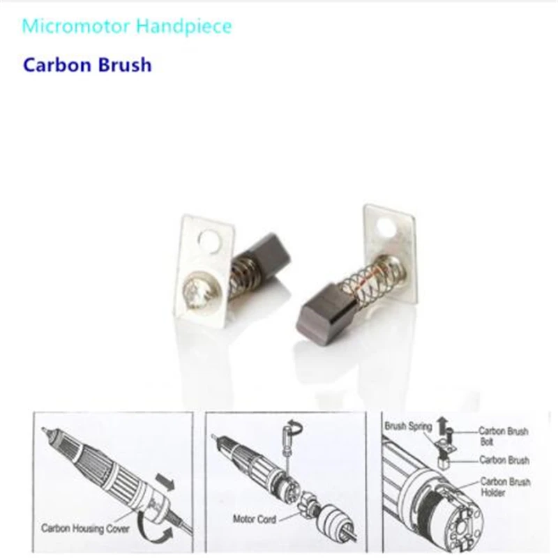 2 buc Perii de Carbon pentru Puternic 210 și Micromotor Piesa carbon brush înlocuiți de Manichiură Electrice Burghiu Accesoriu Instrument Imagine 0