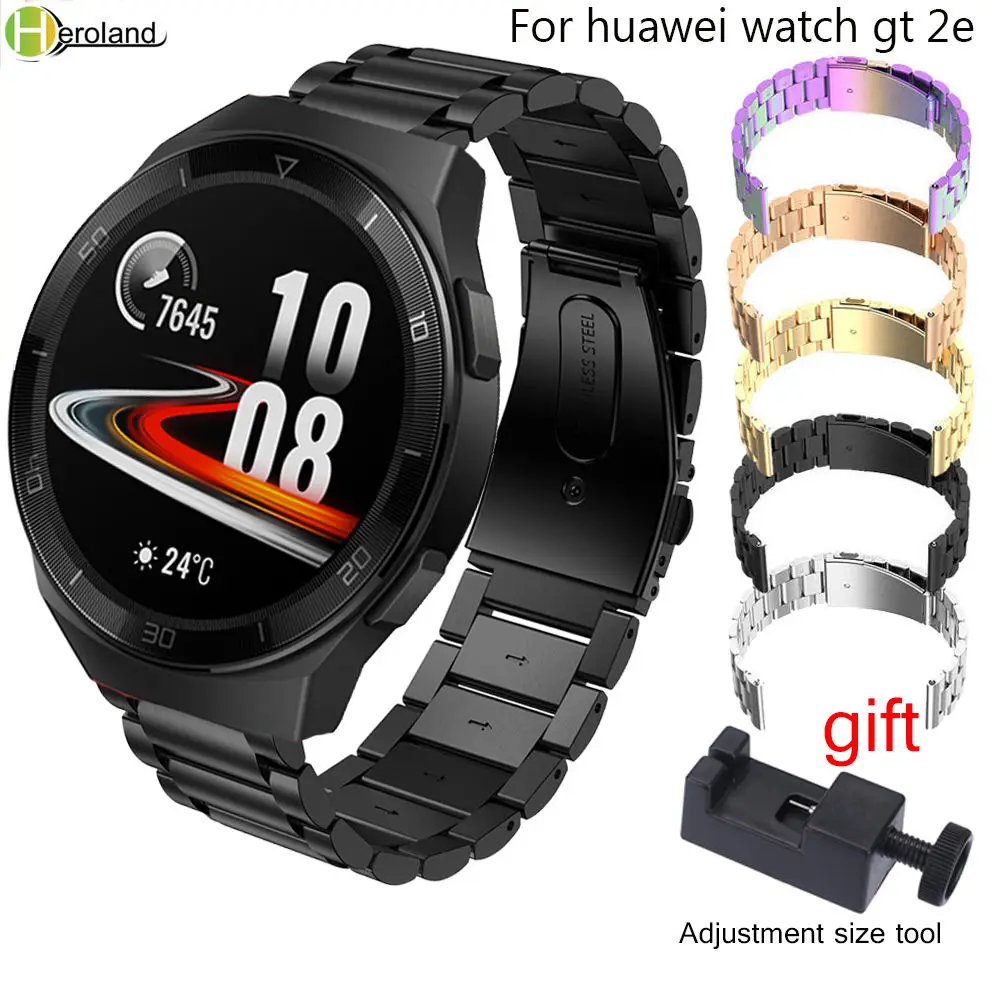 22MM WatchStrap din Oțel Inoxidabil Pentru ceas huawei gt 2e Eliberare Rapidă Watchband Pentru Huawei Watch GT1 GT 2 46mmWristband +Instrument Imagine 0