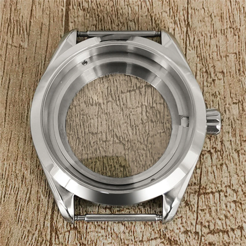 41mm 316L din Oțel Inoxidabil Ceas Caz se Potrivește 33.5 mm Cadran apă până la 3atm rezistent la apa Minerală Caz Oglindă pentru NH35/NH36/4R/7S Circulație Imagine 0