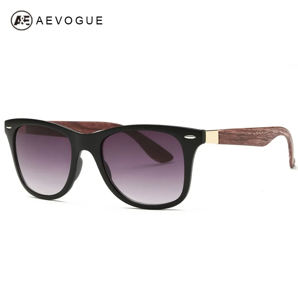 AEVOGUE Bărbați ochelari de Soare Aritificial Lemnului Templu Design de Brand Stil de Vara Unisex Ochelari de Soare Vintage Oculos De Sol AE0327 Imagine 0