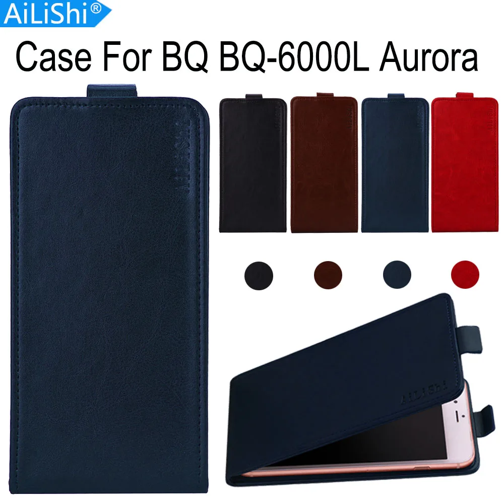 AiLiShi Fabrica Direct! Caz Pentru BQ BQ-6000L Aurora Lux Flip PU Piele Caz Exclusive 100% Telefon Special Copertă Piele+Urmărire Imagine 0