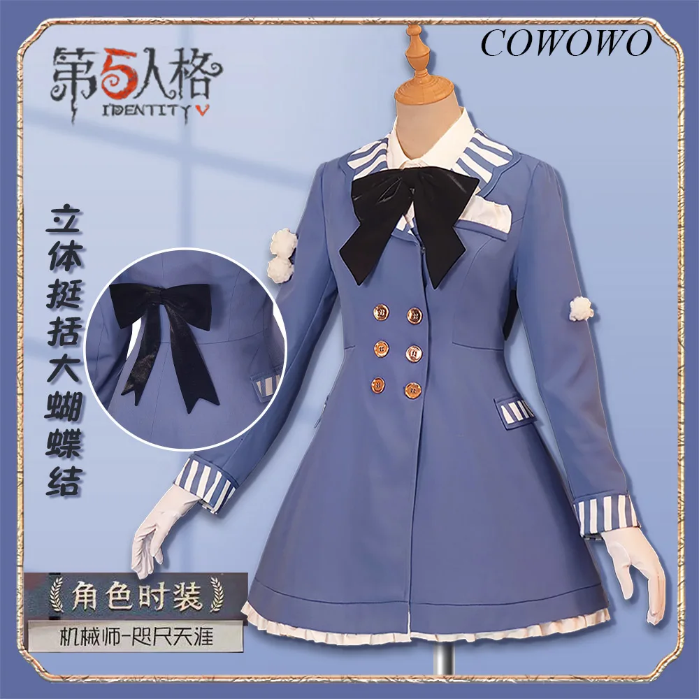 COWOWO Anime! Identitatea V Tracy Reznik Joc Costum Rochie Frumoasă Uniformă Cosplay Costum Costum de Petrecere Pentru Femei de zi cu Zi Haine NOI Imagine 0