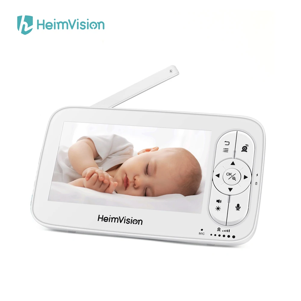 HeimVision 5.0 Inch Baby Monitor Wireless Video Color 720P HD, Bona de Securitate Viziune de Noapte Temperatura motitor Numai Pentru HM136 Imagine 0