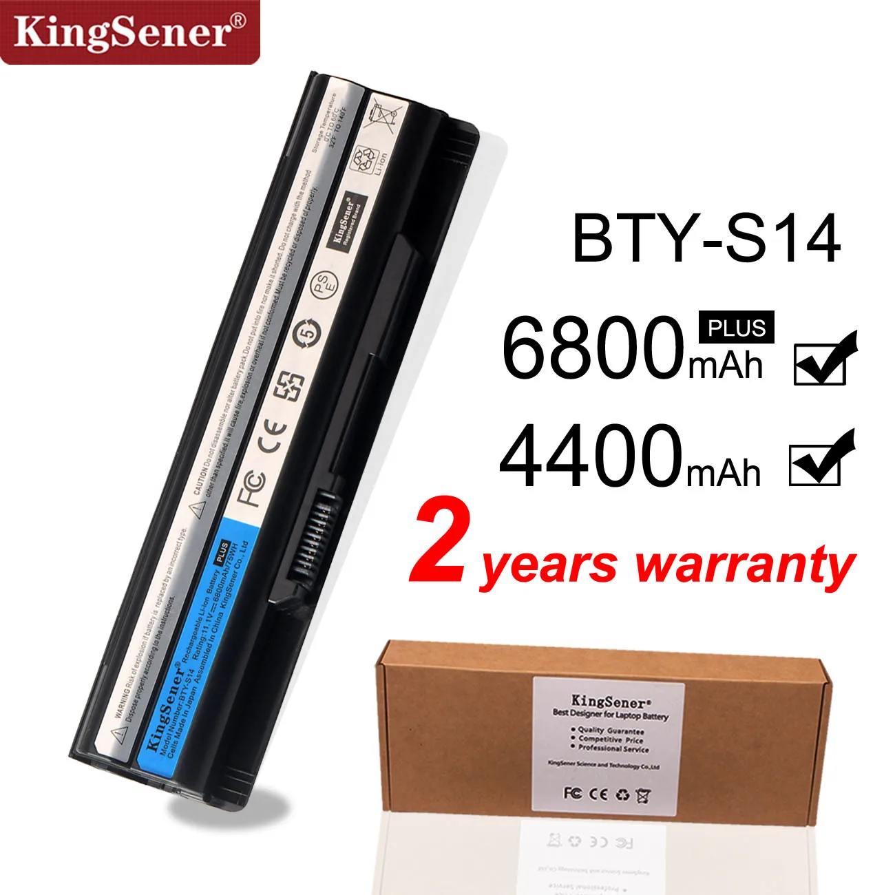 KingSener Noi BTY-S14 baterie Laptop Pentru MSI Baterie Laptop GE70 GE60 FX720 GE620 GE620DX GE70 A6500 CR41 CR61 FR720 CX70 FX700 Imagine 0