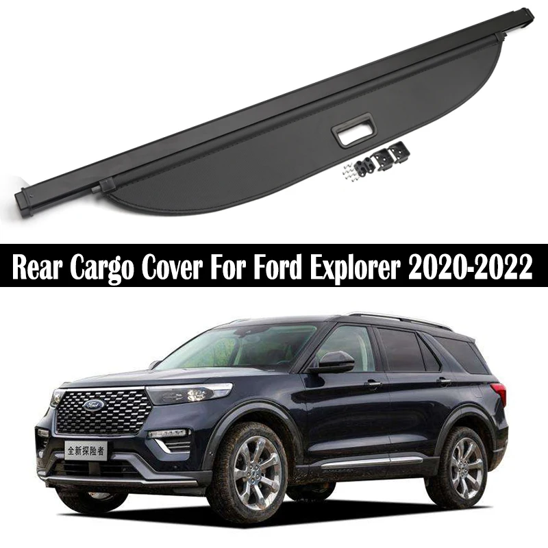 Masina de Marfă din Spate Acoperire Pentru Ford Explorer 2020-2022 de confidențialitate Portbagaj Ecran Scut de Securitate umbra Accesorii Auto Imagine 0