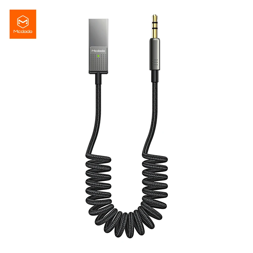 Mcdodo Adaptor Bluetooth 5.0 Auto Cablu Audio Auto de 3,5 mm Jack Aux Bluetooth Audio Receiver de Cablu de Boxe Audio Muzica Transmițător Imagine 0