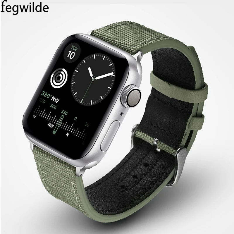 Panza Banda pentru Apple watch se 44mm curea 40mm Watchband 42mm 38mm Lux din piele Nota bratara apple watch series 3 4 5 6 Band Imagine 0