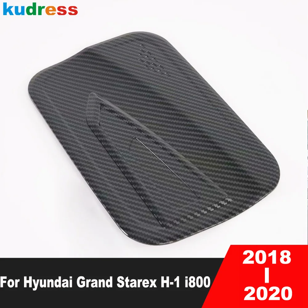 Pentru Hyundai Grand Starex H-1 i800 2018 2019 2020 Fibra de Carbon Mașină de Gaze bușonului Rezervorului de Combustibil Rezervor Capac Capac Capitonaj Exterior Accesorii Imagine 0