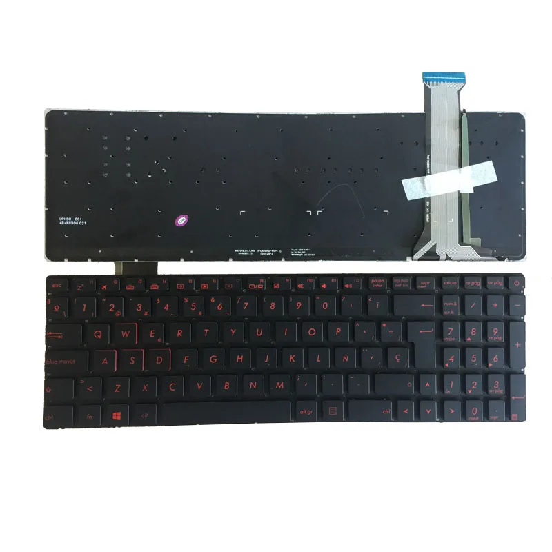 Spanish Keyboard pentru ASUS G552 G552V G552VW G552VX FZ50JX GL752VW GL742VW SP Tastatura Laptop Imagine 0