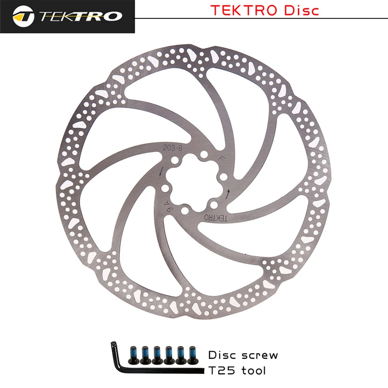 TEKTRO Biciclete Rotor rostogolească 160/180/203mm Mountain Bike Hidraulice pe Disc de Frână Disc pentru MTB Drum Bicicleta Pliabilă Plăcuțe de Frână Imagine 0