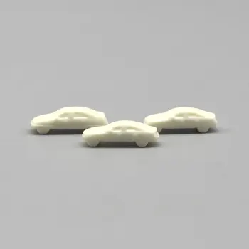 100buc model în miniatură kituri auto scale model cars 1:500 mini alb din plastic model de autoturisme