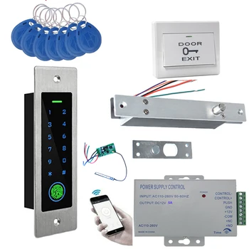 RFID tastatura controler de acces amprente 5 sau 6 fire de Siguranță SECURIZAT Electric Zavor pentru poarta de acces sistem de control