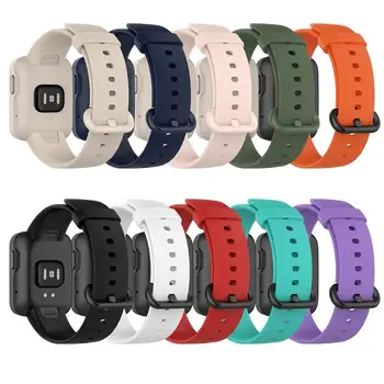 Respirabil Curea De Ceas Silicon Pentru Xiaomi Redmi Mi Watch Lite Versiune Globală Ceas Inteligent De Înlocuire Sport Brățară Brățară