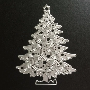 SCD024 Pom de Crăciun de Tăiere de Metal Moare Pentru Scrapbooking Șabloane DIY Carduri Album Decor de Relief Folder Mor de Tăiere Instrumente