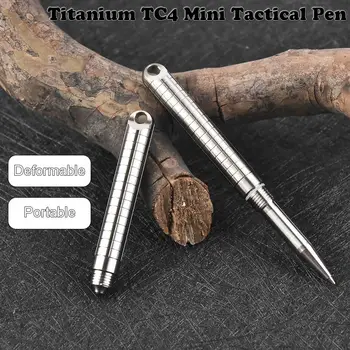 Mini Portabil Titan TC4 Tactical Pen Multi Funcția de Auto-Apărare de Afaceri Stilou de Urgență Întrerupător de Sticlă EDC Instrument Cadou