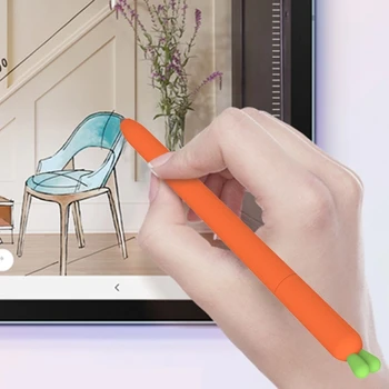 Morcov Legume de afaceri Simplu creion caz Pentru Samsung Galaxy Tab S6 S7 S-Stilou Drăguț desen Animat Tableta Silicon Capac carcasa coque