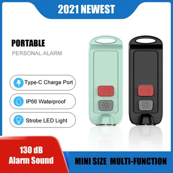 Portabil, Multi-Funcția de Personal Kit Alarma 130DB Sunet Și Strobe de Urgență Lanterna Auto Aparare Pentru Exterior Femei Copii în condiții de Siguranță