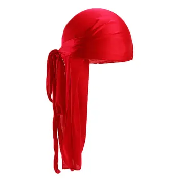 Bărbați Femei Satin De Matase Respirabil Matasoasa Durag 360 Val Rece Bandană Pălărie Turban