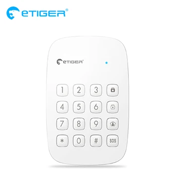 Etiger K1A Wireless RFID Tastatura pentru Sistem de Alarma S4 S3B V2 Funcționează Cu tag RFID