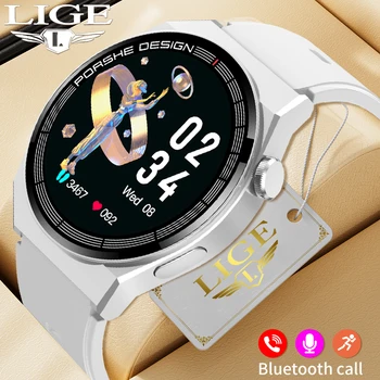 LIGE Ceas Inteligent Pentru Barbati Full Touch Screen Bluetooth Apel IP67 rezistent la apa Ceasuri Sport Tracker de Fitness Smartwatch Reloj Hombre