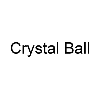 Dorp Transport 80mm glob de Cristal cu LED-uri de bază