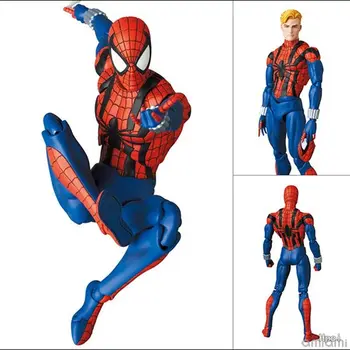 Original No. 143 MAFEX SPIDER-MAN(BEN REILLY)(benzi DESENATE Ver.) Medicom Jucărie THE AMAZING SPIDER-MAN Marvel Spiderman Acțiune Figura