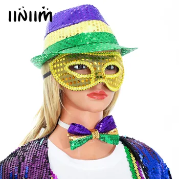Carnaval, Cosplay Petrecere Bal Serie De Accesorii Costum Pălărie Curea Lanț De Șirag De Mărgele Mascaradă Masca Mănuși Ciorapi Carnaval Set