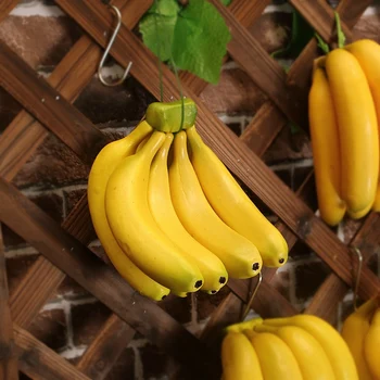 1 buc Simulare Banane Fructe Artificiale de Fructe de Banane Model Petrecerea de Ziua Jucarii pentru Copii, Cadouri de Decompresie Jucărie de Fructe Model