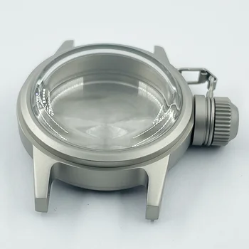 Solid 36mm Sablare Ceas din Oțel Inoxidabil Caz K1 Balon de Sticlă 150m Rezistent la Apă Potrivit Pentru NH35/36 Mișcarea Automată