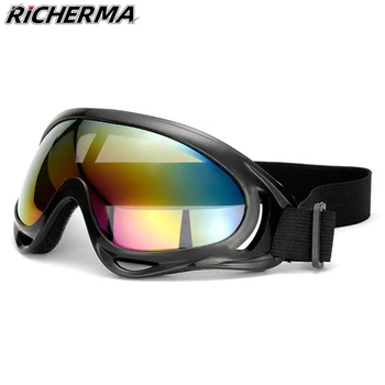 Protecție UV Dirt Bike Ochelari de Praf Motocross Ochelari Ochi de Protecție Reglabil Anti-orbire pentru Motociclete de Schi
