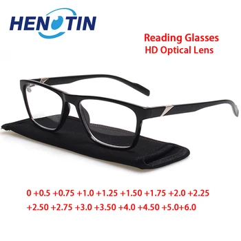 Henotin Ochelari de Lectură Optică Prezbiopie Lupă Bărbați și Femei de Prescriptie medicala HD Transparente Lentile cu Dioptrie Reader 0~600