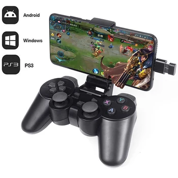 2.4 G Wireless Controller Gamepad Joystick-ul Android Joypad cu OTG Converter Pentru PS3 / Telefon Inteligent Pentru Tableta PC Smart TV Box