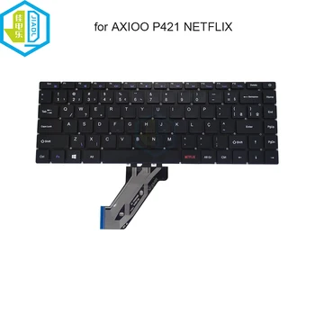 Laptop-uri BR portugheză Brazilia Brazilian keyboard pentru AXIOO MyBook PRO P421 MB3181014 XK+HS272 Notebook tastaturi Netflix taste
