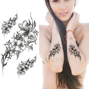 Impermeabil Tatuaj Temporar Autocolant flori False, Tatuaj Flash Tatuaj Mână, Braț, Picior Rece pentru Fata Femei Bărbați