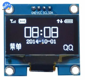1.3 inch IIC I2C Serial Alb Display OLED Modul 128X64 Interfata I2C ssh1106 Ecran LCD de Bord 3.3-5v 1.3
