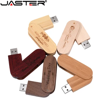 JASTER Mini Lemn de Artar USB Flash Drive 64GB Gratuit Logo-ul Personalizat Pen Drive 32GB 16GB 8GB Cadou Creativ Stick USB 4 GB Cadou de Afaceri