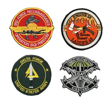 Statele UNITE ale americii Delta Brodate Militare Cârlig&Bucla de Patch-uri de Războaie Armată de Fani în aer liber USAF Parașutiști Umăr Emblema Rece Tactice Patch