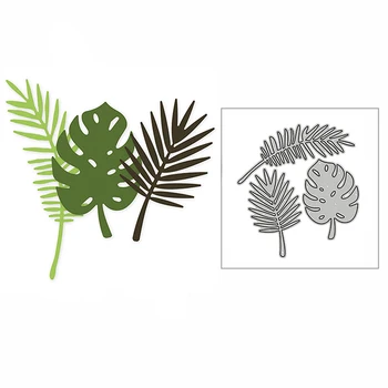 Noi Diverse Frunze de Palmier Planta 2020 Tăiere a Metalelor, Matrițe, pentru DIY Scrapbooking și Luare de Card Decorative Relief Ambarcațiuni Fără Timbre