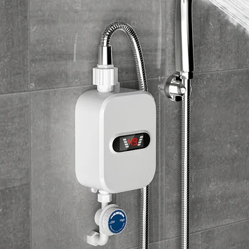 Incalzitor de apa Duș 3500W Baie Robinet de Bucatarie Digital Display Electric Incalzitor de Apa Instant Duș