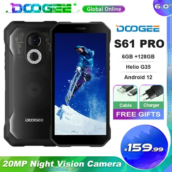 Doogee S61 PRO Telefon Robust Înlocuibile Înapoi Caz 6.0