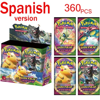 360Pcs/sac spaniolă Pokemon Carduri Cartas Pokemon Astral Strălucirea Colecție de Cărți de Joc Carte Pokemon Francaise Stele Strălucitoare