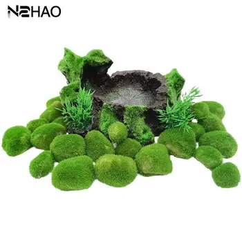 3-4cm Marimo Moss Bile Planta de Acvariu Alge, Pește, Creveți Rezervor Ornament Acvariu Verde Acvatice Ornamentale Iarba