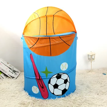 Fotbal/Baschet Impermeabil Coș De Rufe Idee Creativă De Stocare Butoaie De Papetărie Recipient Cos Pliabil Pânză De Jucărie