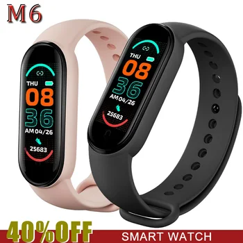 M6 Fitness Tracker Ceas Smartwatch Bărbați Femei Copii Sleep Monitor de Ritm Cardiac Bluetooth Sport Ceas Electronic pentru Android ios