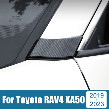 Pentru Toyota RAV4 XA50 2019 2020 2021 2022 2023 RAV 4 ABS Carbon Exterior Frontal Un Stâlp Decora Capacul Ornamente Accesorii Auto