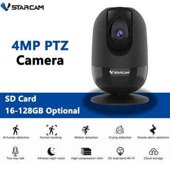 Vstarcam Noi de Securitate Wireless 4MP HD PTZ Camera IP Mini Wifi Baby Monitor Cam Infraroșu Viziune de Acasă Inteligent AI Omului de Detectare APP