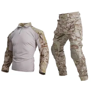 Emersongear Tactice G3 Uniformă de Luptă Seturi 2017 Mens Costume de Camuflaj în aer liber, Vanatoare Tricou Pantaloni, Topuri Datoria Cargo Pantaloni MCAD