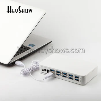 10 Porturi Laptop Alarma Antifurt Sistem de Afișare Notebook-uri de Securitate Calculator Mac Dispozitiv Anti-Furt Cu USB-Cabluri USB